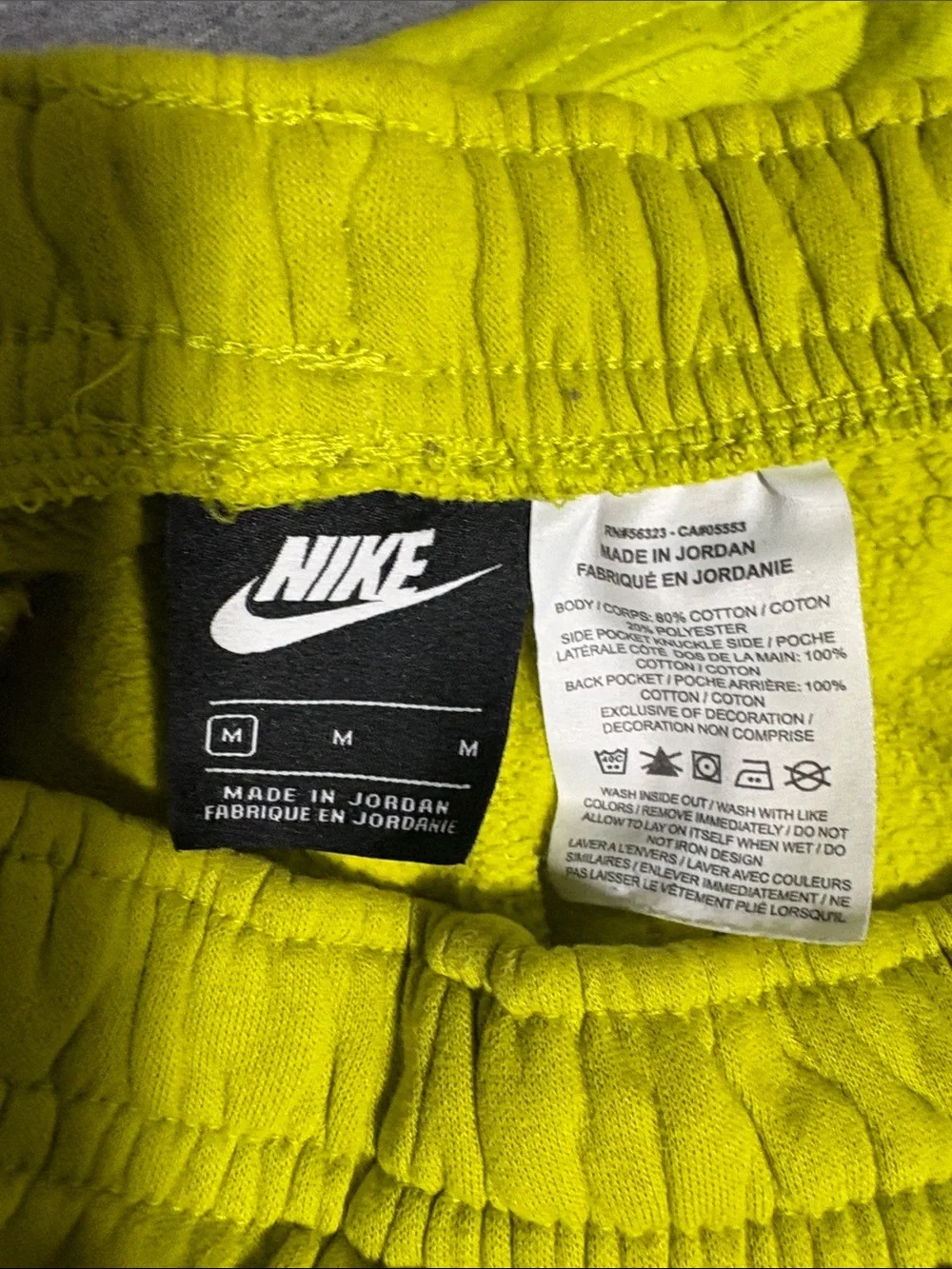 Nike Kids Lime Green Logo Tee & Shorts Set